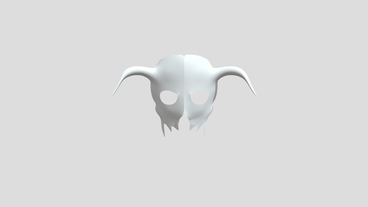 Mask V2 skull door Aurora 3D Model