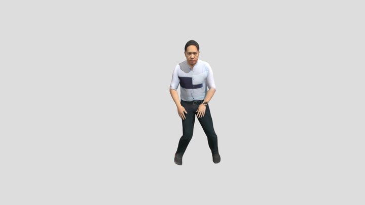Bboy Hip Hop Move 3D Model