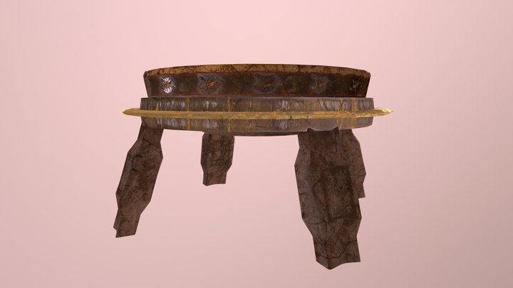 Fire Bowl 3D Model