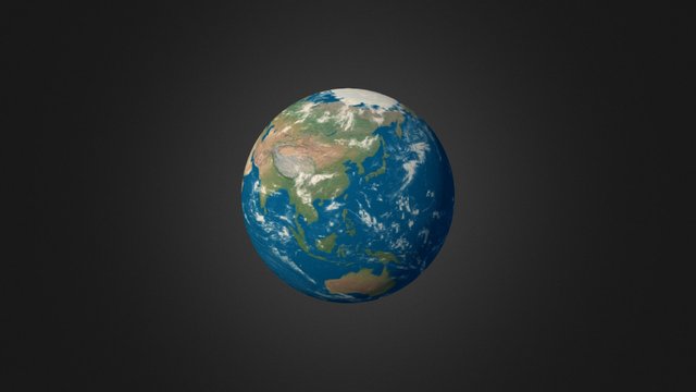 Earth16K 3D Model