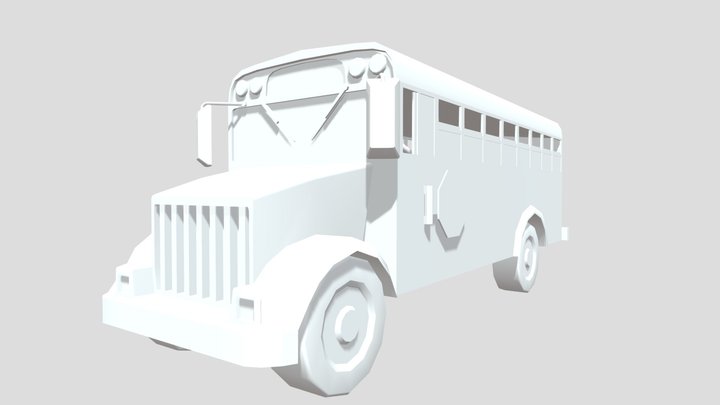 Open Door - Bus 3D Model