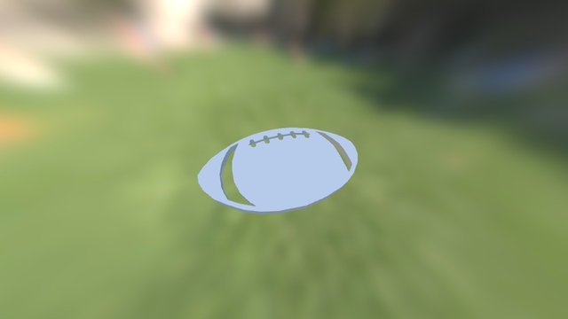 sous-bock rugby 3D Model