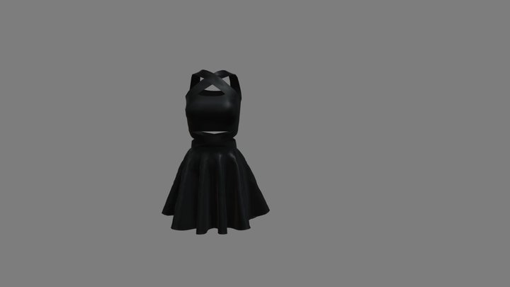 party dress 3D Model