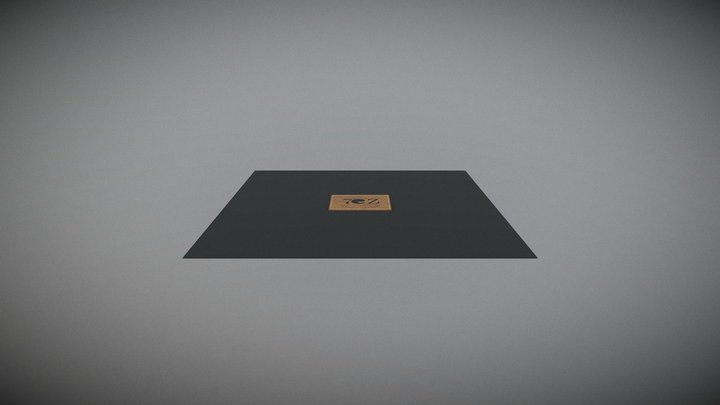 7CZ Jeans label 3D Model