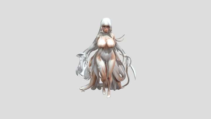 Goddess of Light 3D Model