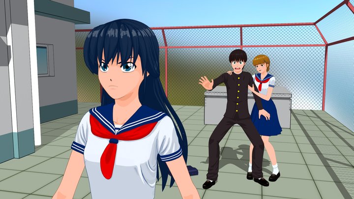 Love Triangle 3D Model