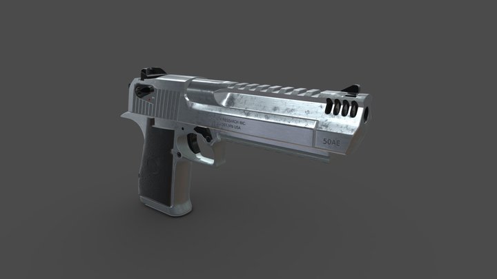 Desert Eagle Gun 3D Model