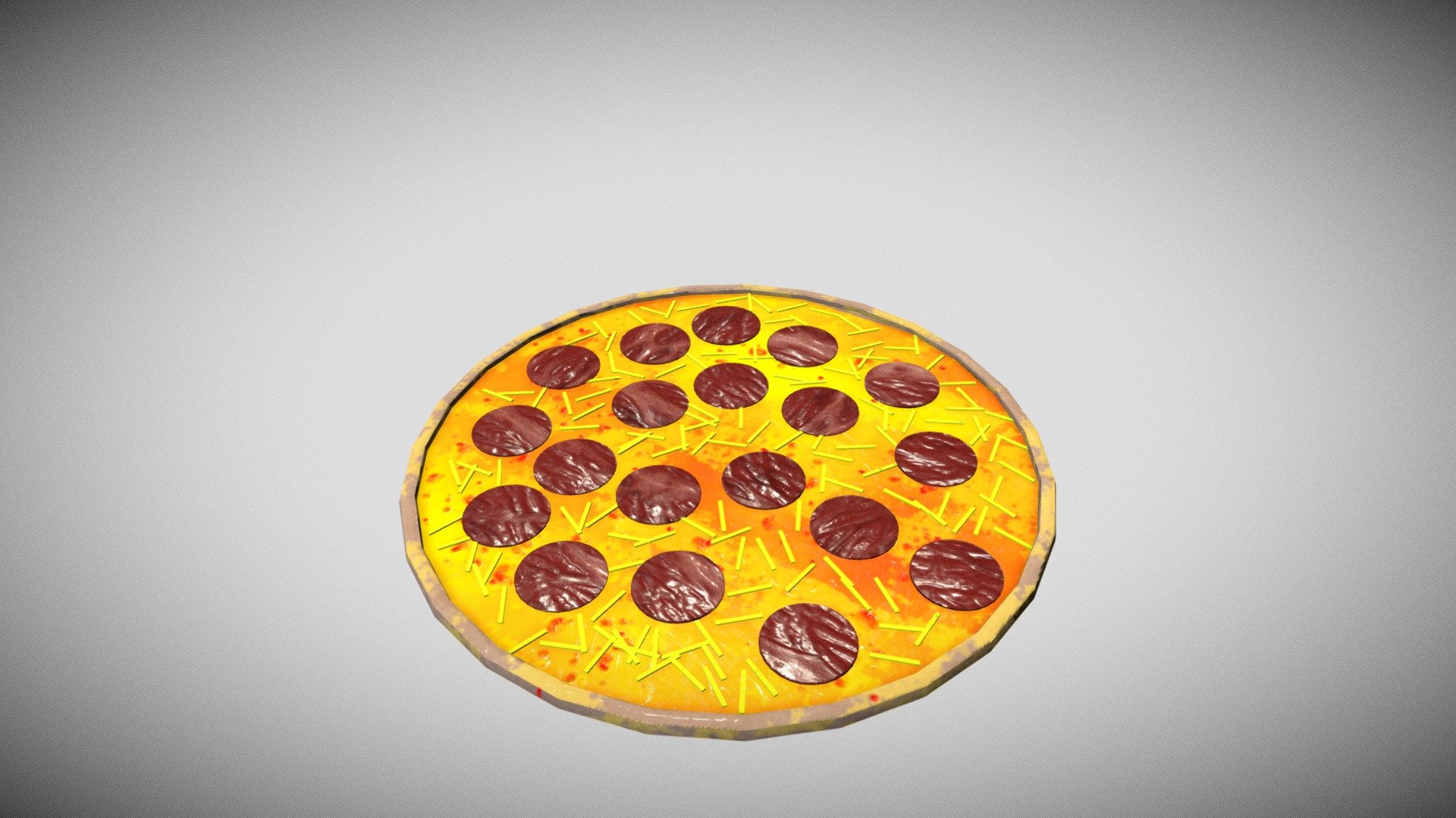 Pepperoni Pizza - Download Free 3D model by kai9987kai [1606b44 ...