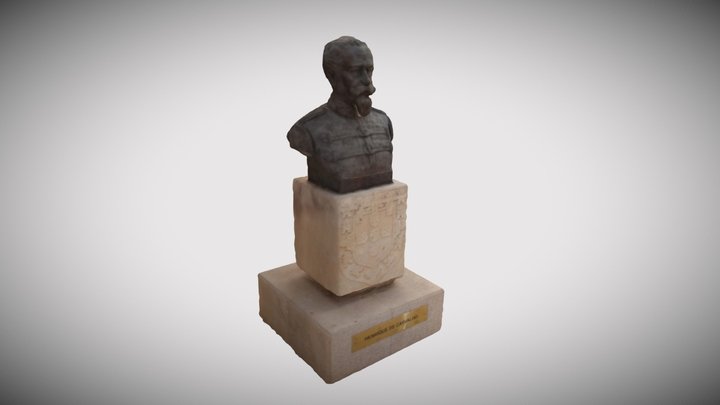 Estatua Henrique De Carvalho 3D Model