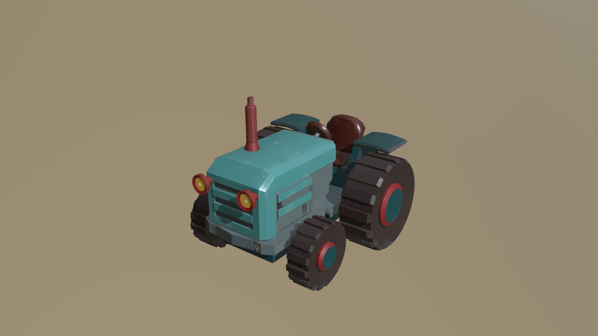 Stylized Tractor - 3D model by Karolina Zygadlo (@karolinazygadlo ...