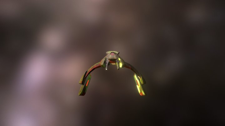 Klingon Cruiser 3D Model