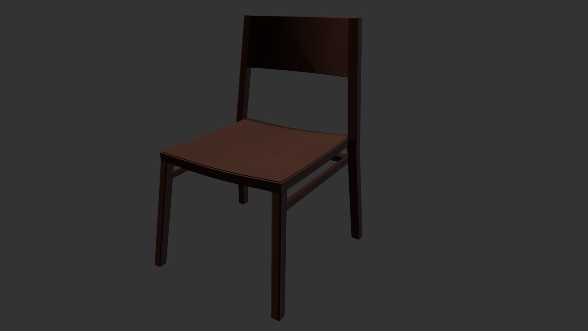 3D model Chair - This is a 3D model of the Chair. The 3D model is about a chair with a table in the middle.