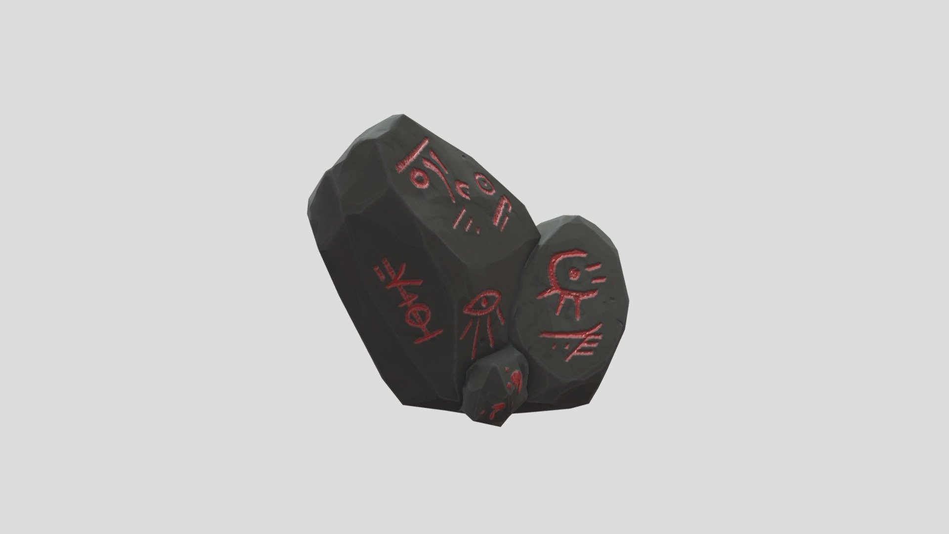 Rune in stone