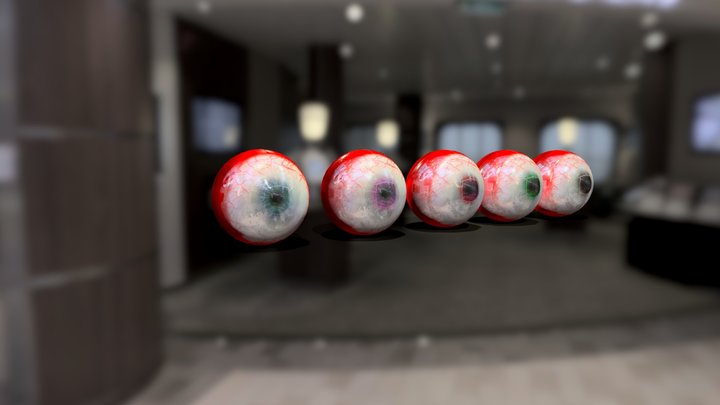 eye balls (blender file) 3D Model
