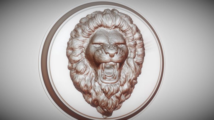 Lion Rar 01 3D Model