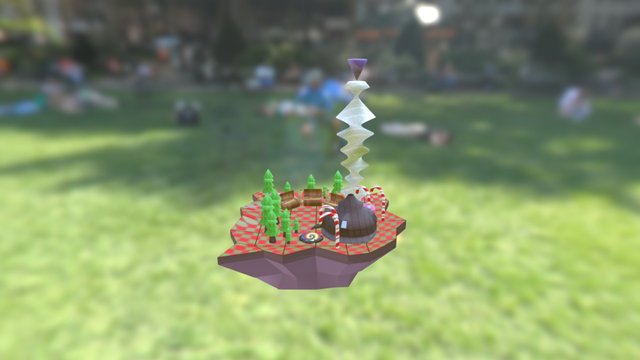 Candy Treasure Island 3D Model