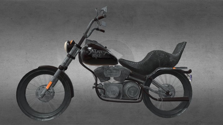Motorcycle 3D Model