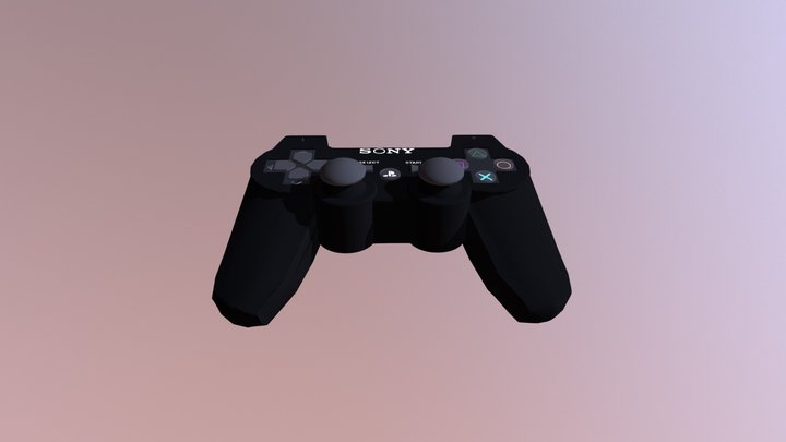 Playstation 3 dualshock 3D Model
