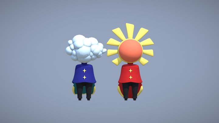 Mr. Weather_nendo_ver. 3D Model