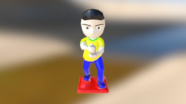 Jogador 3D Model