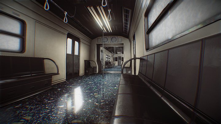 Subway Car 3D Model