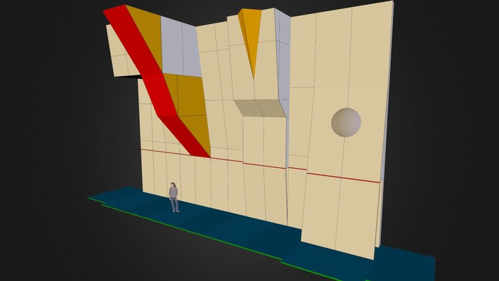 ASEvry Escalade SAE - Mur 3D Model