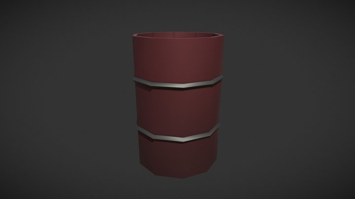 Barrel FBX 3D Model