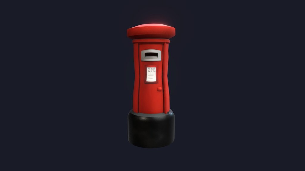 Postbox - 3D model by Danni (@DanniHindi) [160c26f] - Sketchfab