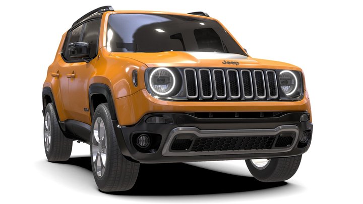 Jeep Renegade 2019 3D Model