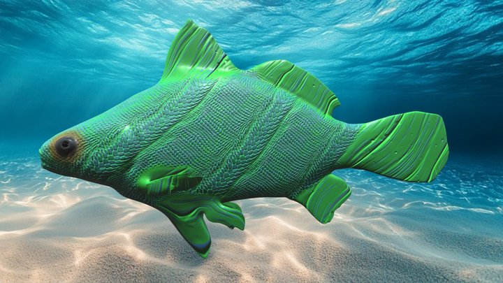 Stylized Spot Fish | Game Ready