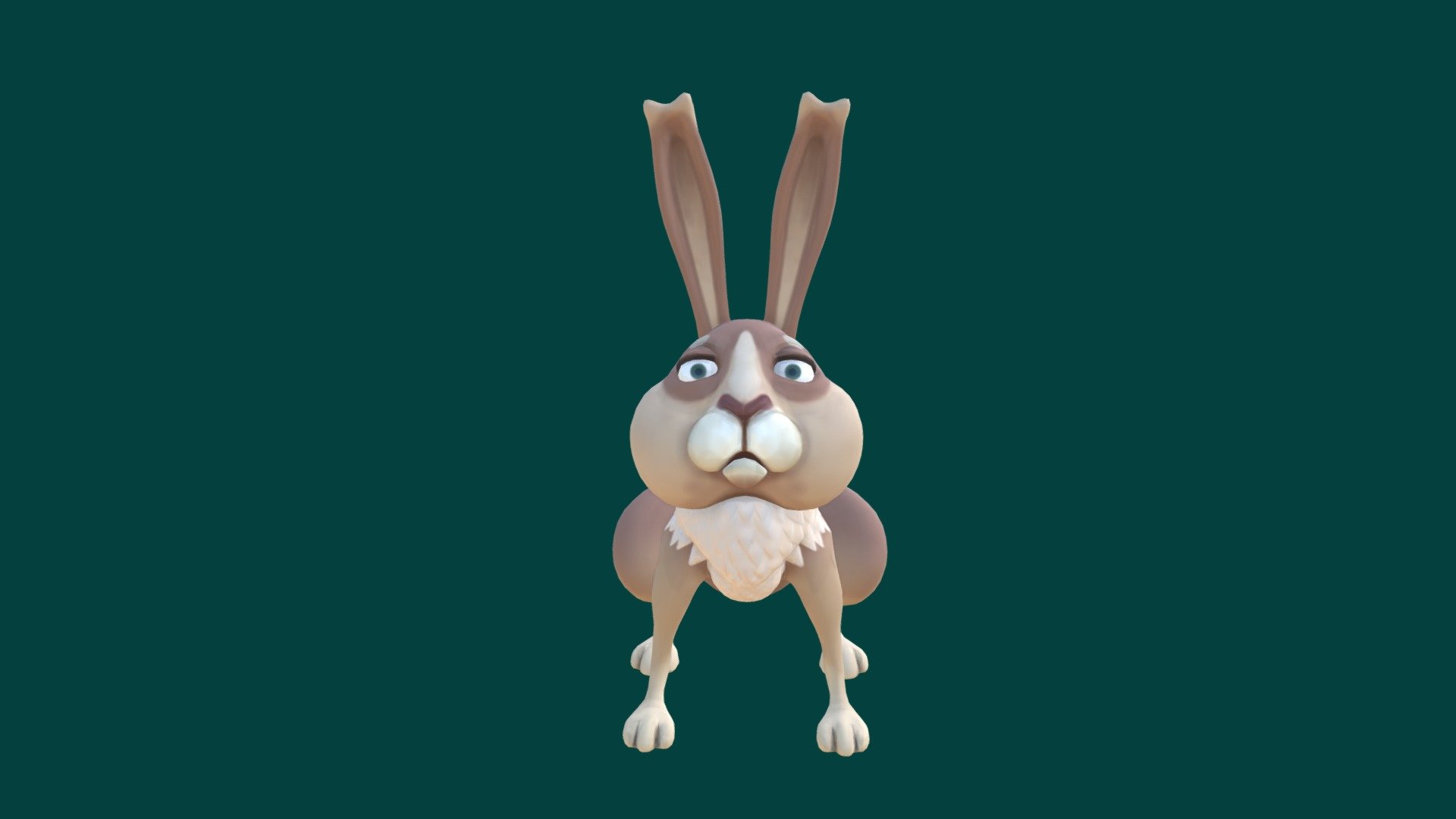 Rabbit 3d Model By Xnonamex [160d957] Sketchfab