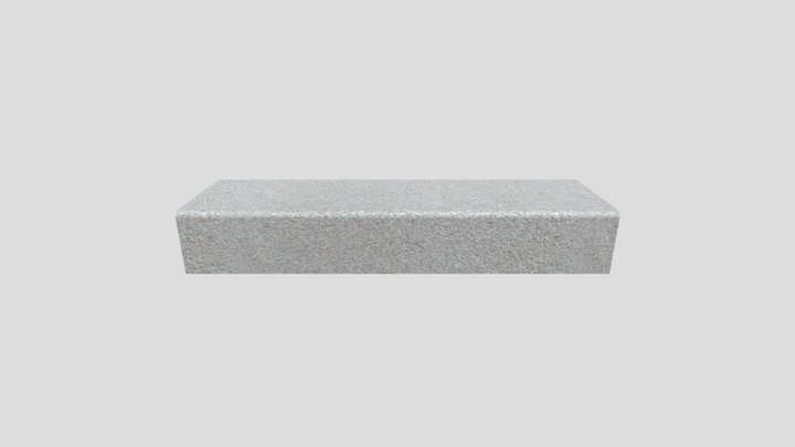 Ступень "Габбро" коричневая 3D Model