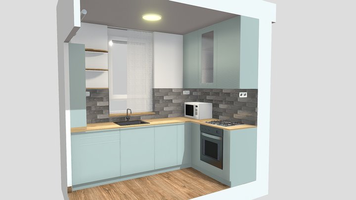 Konyha Nelly 3D Model