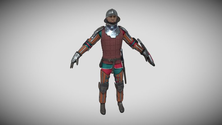 TAB Medieval Knight - 5A 3D Model