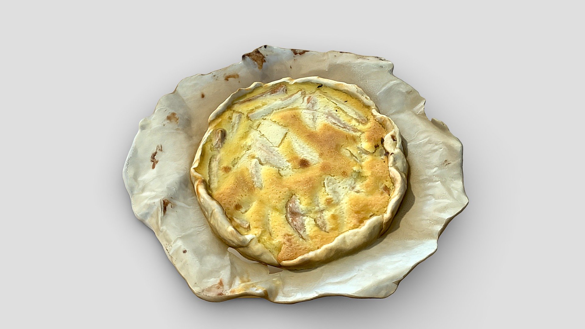 Home made pear tart