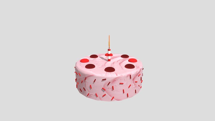 Sarah Reed Final Project Cake 3D Model