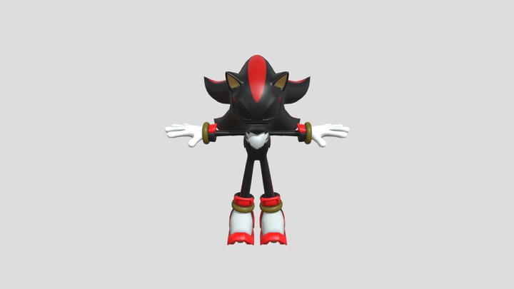 PC Computer - Sonic Generations - Shadow the Hed 3D Model