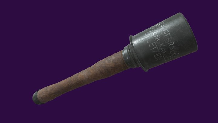 M24 STICK GRENADE 3D Model