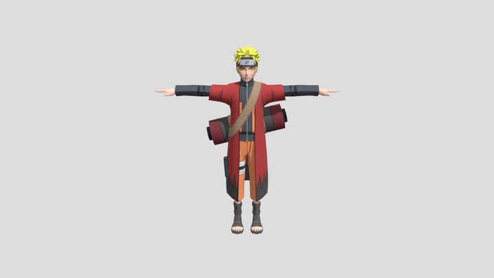 Naruto Sage 3D Model
