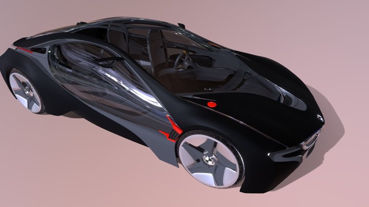 BMW i8 vision 3D Model