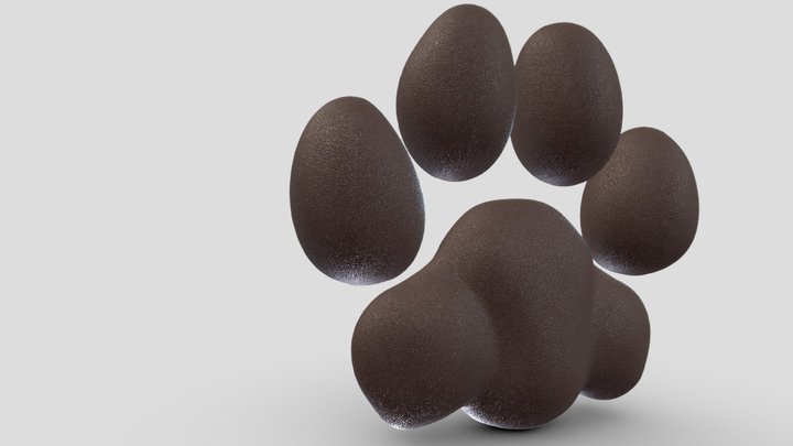 Tiger Pawpads 3D Model