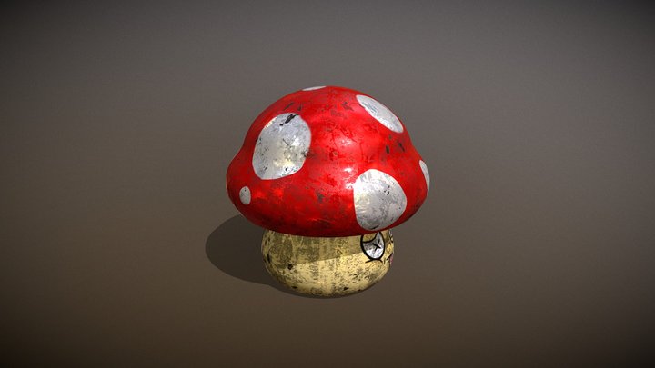 Mushroom Prop 3D Model