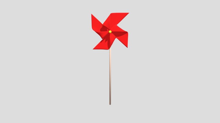 Pinwheel_for_Unreal Engine 3D Model