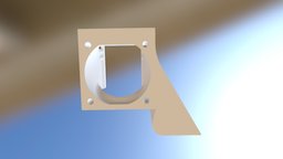 [10479] Hot End Fan Mount Right Rev8