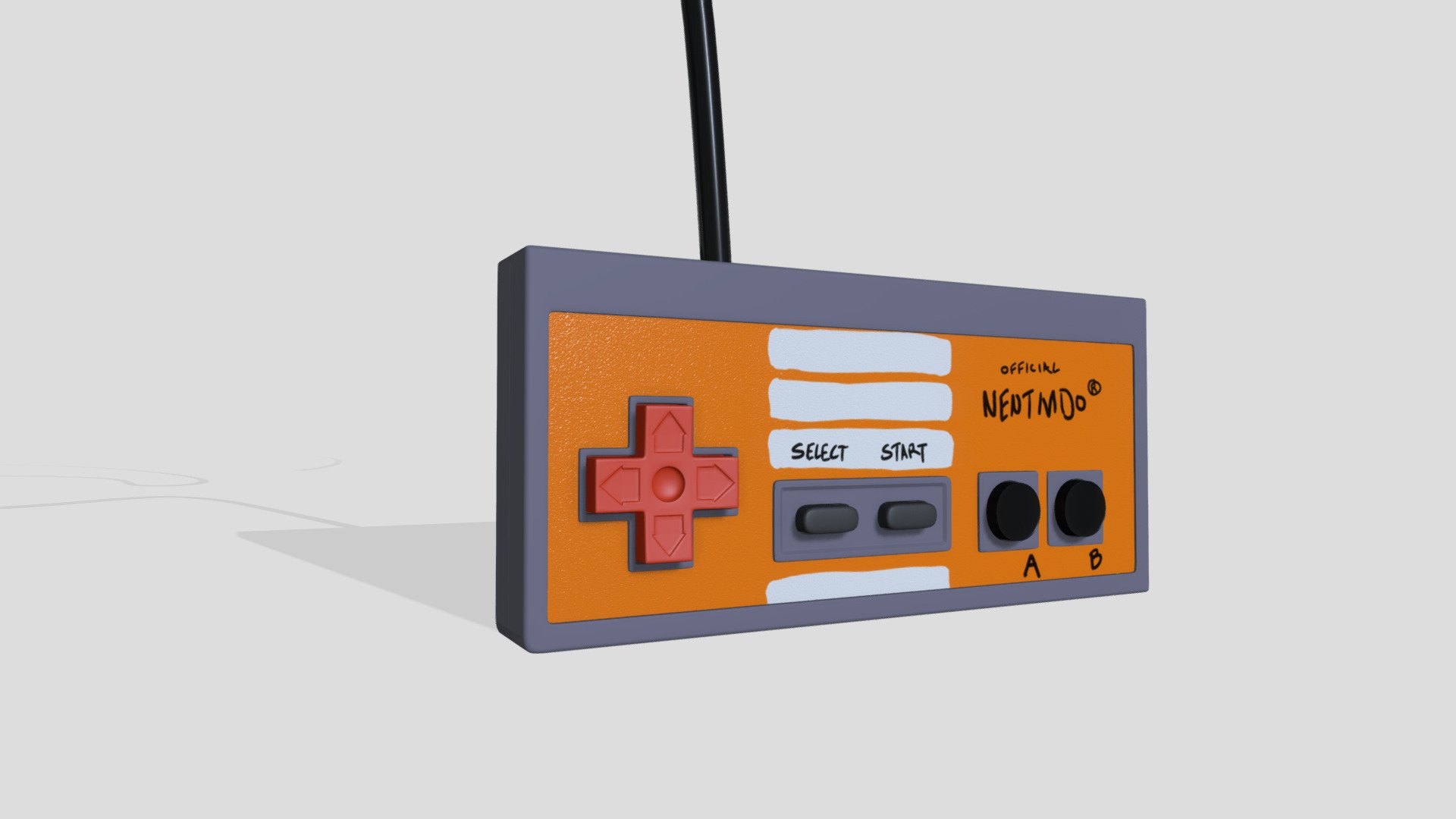 NES_ Controller 3D model by peterjfernandez [1614a96] Sketchfab