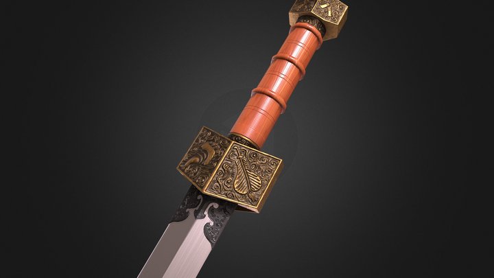 IronTiger_Sword 3D Model