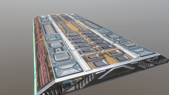 Sci fi Floor 3D Model