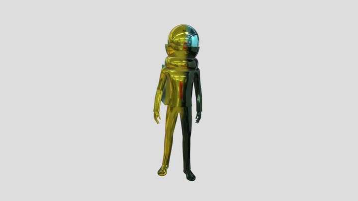 The Infected Astronaut 3D Model