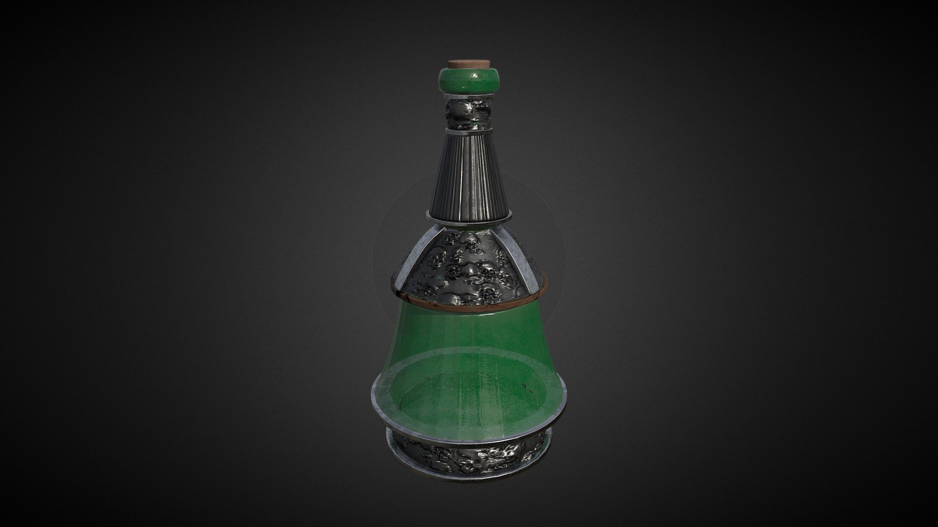 An empty warlock's bottle.