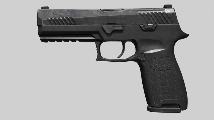 SIGP320 PISTOL 3D Model